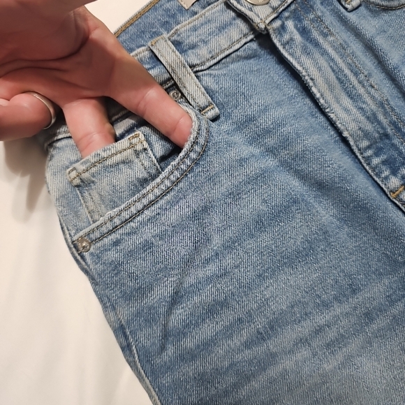 Hudson Women Harlow Ultra High Rise Cigarette Ankle Jean Size 25 NWOT Distressed - Picture 11 of 14